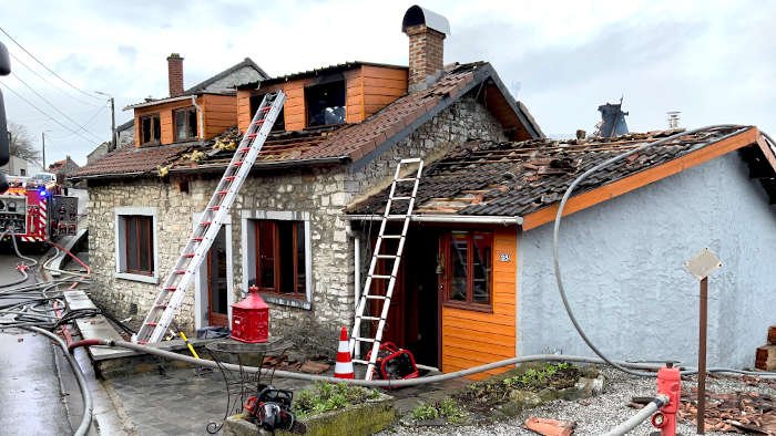 contre expertise d'une habitation incendiée à Namur