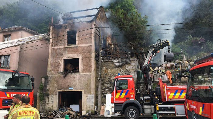 contre expert pour un sinistre total à Anseremme Dinant en Belgique