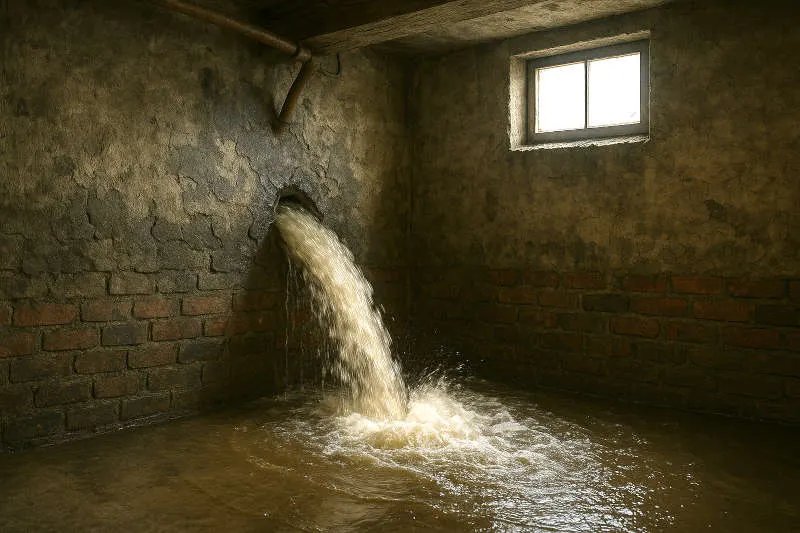 cave inondée en Belgique catastrophe naturelle