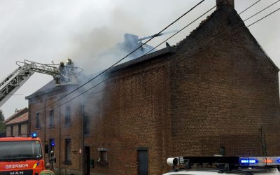 Incendie à Jemeppe sur Sambre