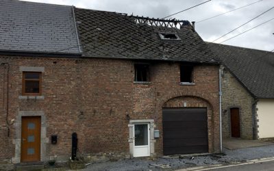 Houyet : incendie total d’une habitation