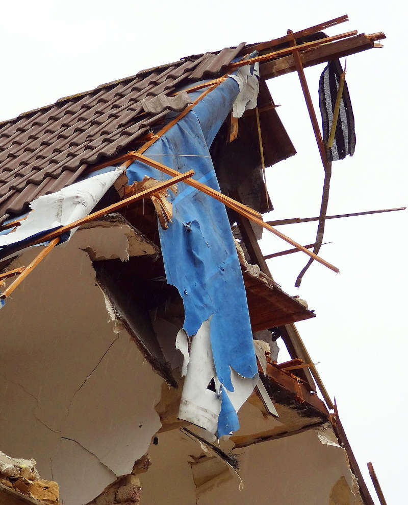 contre expertise d'une maison après explosion à Namur en Belgique