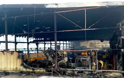 Enorme incendie à Rochefort