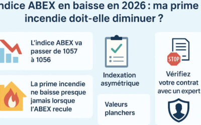 Indice ABEX en baisse : ma prime incendie doit-elle diminuer ? L’analyse EAB