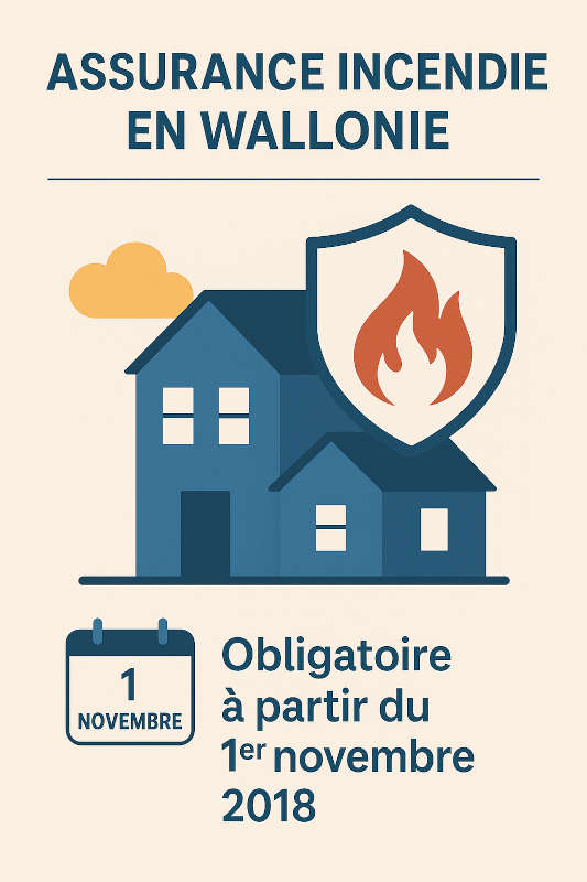 locataire assurance incendie wallonie contre expertise de la vétusté d'une habitation en Belgique